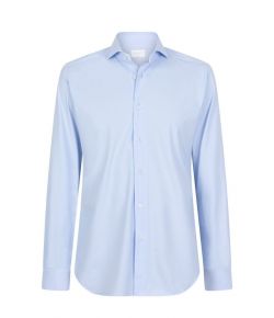 Xacus_washed_active_tailor_fit_shirt__Blauw_licht