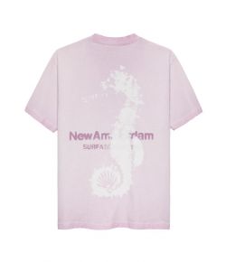 New_Amsterdam_Surf_Association_T_shirt_Seahorse_Paars_mix