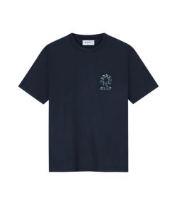 Olaf_Hussein_Gradient_Sun_T_shirt_Blauw_mix