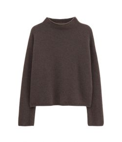 Filippa_K_Mika_Yak_Funnelneck_Sweater_Bruin_donker