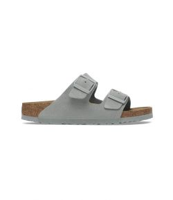 Birkenstock_Arizona_Suede_Sandaal__Narrow__Groen_grijs