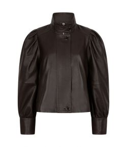 Dante_6_Kyrilo_cropped_leather_jacket_Bruin_donker
