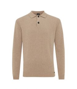 Genti_Textured_Polo_Button__Bruin_4