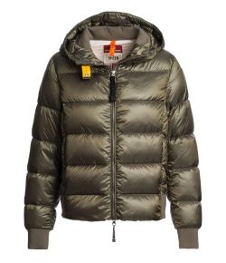 Parajumpers_Dames_Mariah_Donsjack_capuchon_Groen_grijs