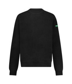 Flaneur_Badge_knit_sweater_Zwart