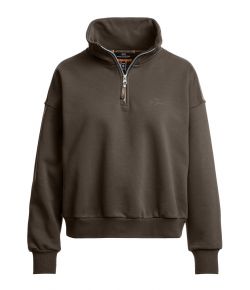 Parajumpers_Dames_Zendaya_Sweater_zip_Bruin_donker