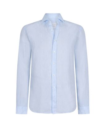 Xacus_legacy__linnen_casual_fit__Blauw_ijs