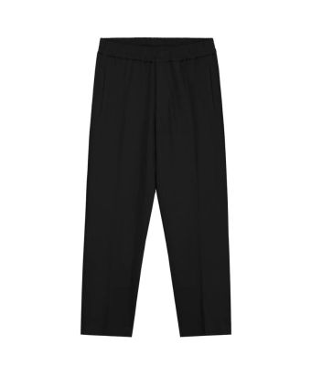 Olaf_Hussein_Tailored_Slim_Elasticated_Pants_Zwart