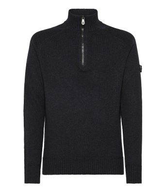 Peuterey_heren_Braille_half_zip__Blauw_donker