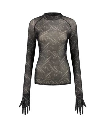 Daily_Paper_Fera_Bubblewrap_Mesh_Top_Zwart