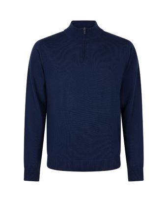 Llaud_heren_lupetto_half_zip_extra_fine_merino__Blauw_donker