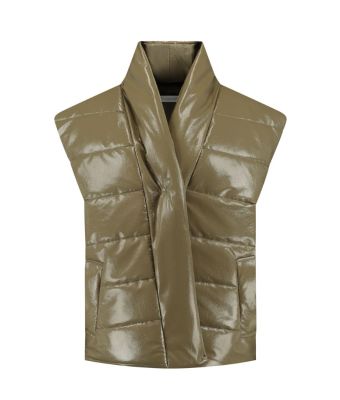 Amaya_Amsterdam_Dot_Gilet_Groen_army