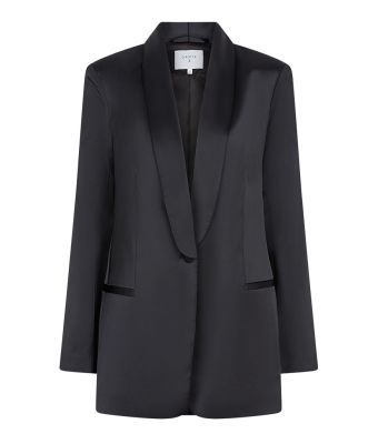 Dante_6_Jabe_Satin_Blazer_Zwart