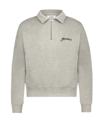 Fl_neur_signature_raglan_half_zip_cool_grey_Grijs_m_lee