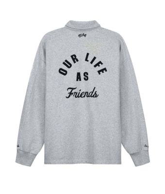 Olaf_Hussein_Varsity_polo_sweater_Grijs_m_lee