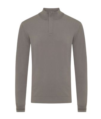 Genti_Turtle_Zip_Longsleeve_Bruin_licht_1