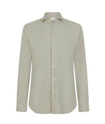 Xacus_washed_active_tailor_fit_shirt__Beige