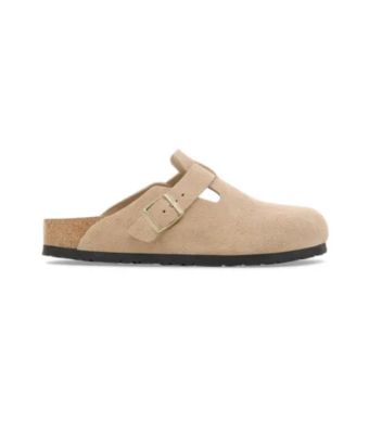Birkenstock_Boston_Clogs_Suede_Leather__narrow__Zand
