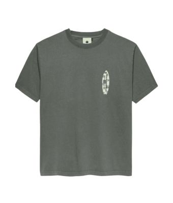 New_Amsterdam_Surf_Association_Surf_zine_tee_Groen_Donker_