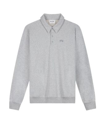 Olaf_Hussein_Olaf_Signature_oversized_polo__Grijs_licht