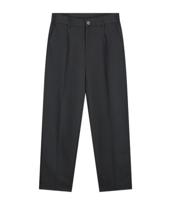 Olaf_Hussein_Regular_Twill_pleated_chino_Zwart_2