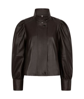 Dante_6_Kyrilo_cropped_leather_jacket_Bruin_donker