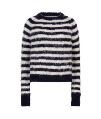 Ibana_Konia_Stripe_trui_Zwart_mix