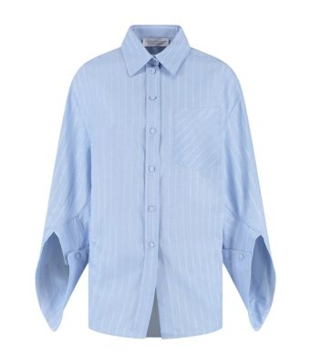 Amaya_Amsterdam_Jodi_blouse_stripe_Blauw_mix