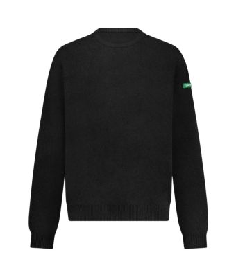 Flaneur_Badge_knit_sweater_Zwart