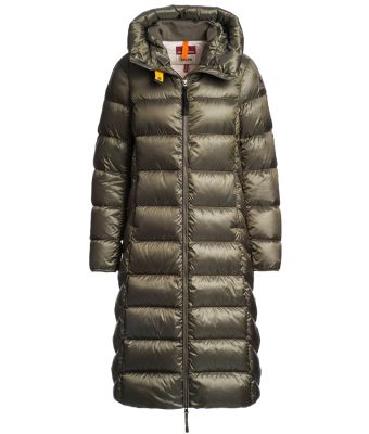 Parajumpers_Dames_Leah_Lange_donsjas_Groen_grijs