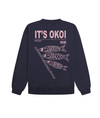 Woodbird_Cane_Koi_crewsweater_Blauw_donker_1