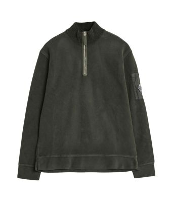 C__P__Company_Sweatshirts_polo_collar_Groen_Donker_