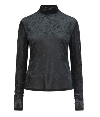 Dante_6_Olya_velvet_layering_mesh_top_Groen_Donker_