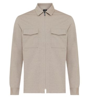 Genti_Oaks_Shirt_Jacket_Zip_Bruin_1