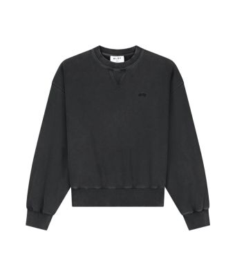 Olaf_Hussein_Boxy_Crewneck_Washed_Signature_Grijs_donker