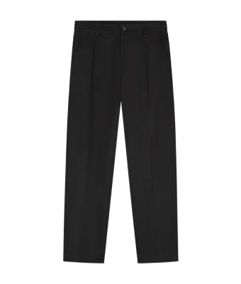 Olaf_Hussein_Pantalon_Regular_Pleated_Zwart