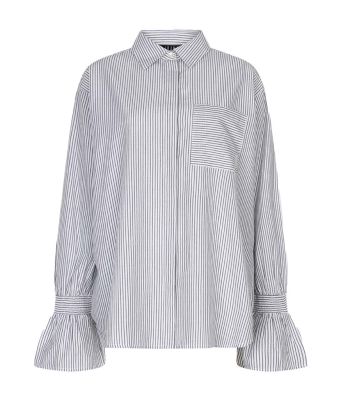 Ibana_Talya_blouse_stripe_Grijs_mix