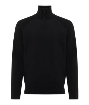 Genti_Zip_Turtle_Neck_Zwart