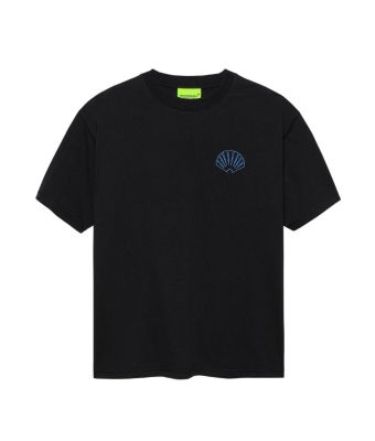 New_Amsterdam_Surf_Association_Logo_tee_Black_acid_blue_Zwart