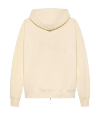 Hopeium_Logo_Hooded_zip_Ecru