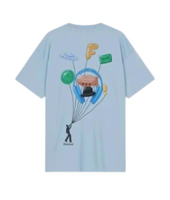 Flaneur_Inflatables_T_shirt_Blauw_licht