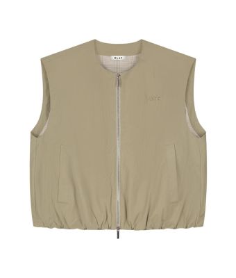 Olaf_Hussein_Zip_up_gilet_WMN_Beige
