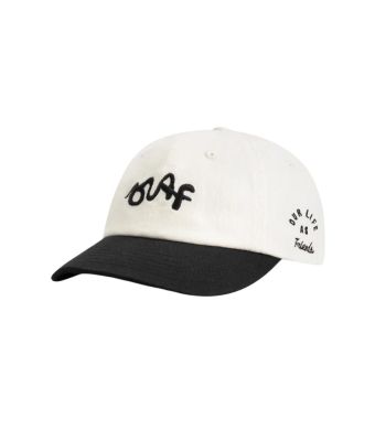 Olaf_Hussein_Varsity_cap_Zwart_wit