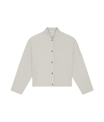 Olaf_Hussein_Retro_logo_bomber_jacket_WMN_Zand