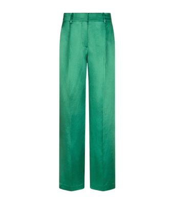 Dante_6_Jules_satin_smart_pants__Groen