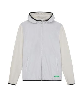 Flaneur_Badge_technical_zip_up_Grijs_licht