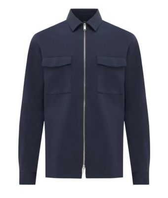 Genti_Oaks_shirt_jacket_zip__Blauw_donker