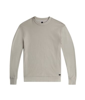 Wahts_YATES_Pique_Interlock_Crewneck_Sweater_Grijs_licht