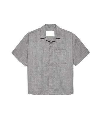 New_Amsterdam_Surf_Association_Wijk_shirt_wool__Grijs_donker