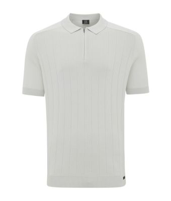 Genti_Polo_zip_SS__Groen_mint